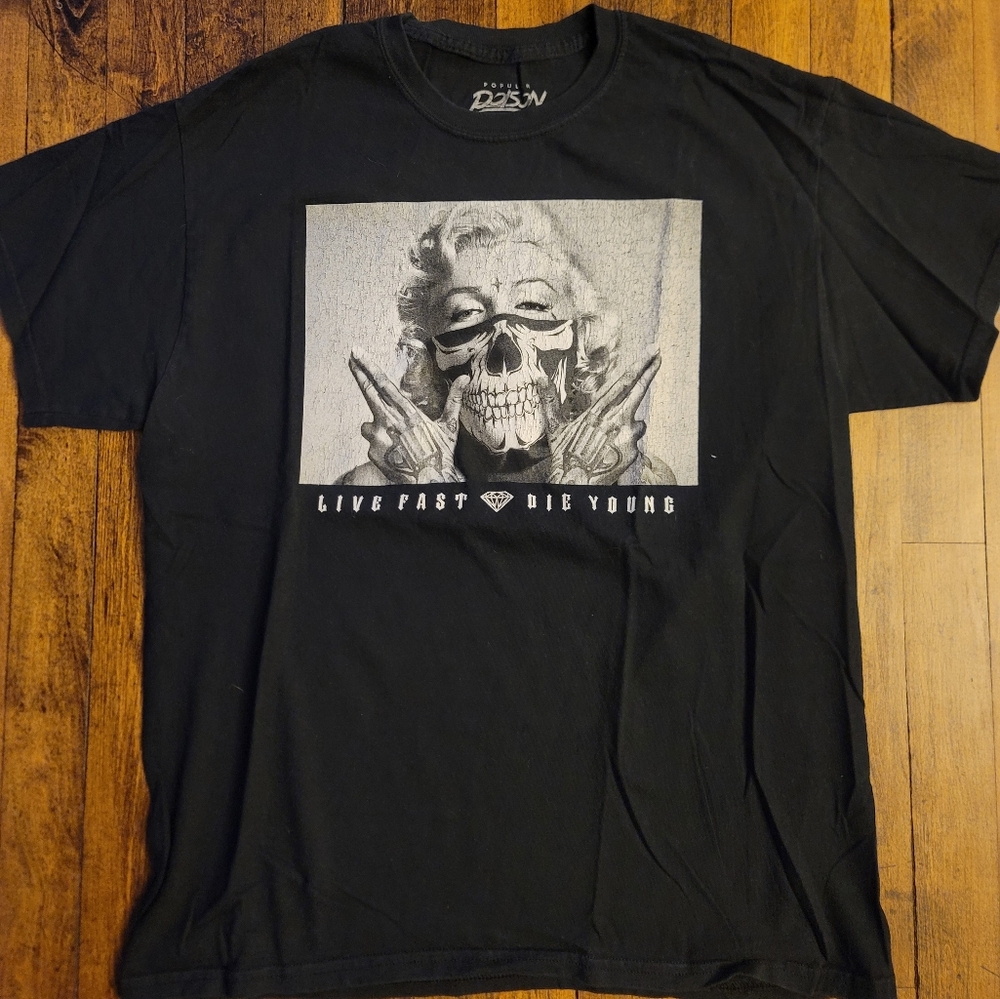 Tattooed Marilyn Monroe shirt